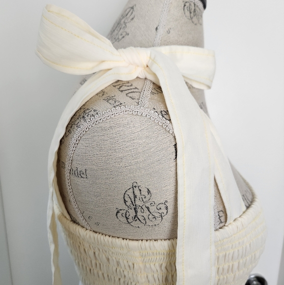 White Cotton Summer Smock Dress - Picture 8 of 14